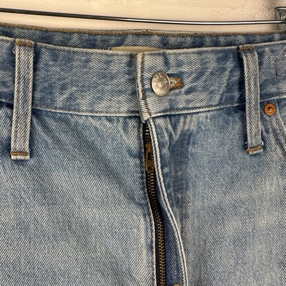Madewell Plus Relaxed High Rise Raw Hem Denim Shorts Women’s Sz 16 - Picture 4 of 10